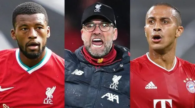 Nahradí Georginia Wijnalduma v kádri červených Thiago Alcantara?